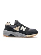 Trampki męskie - New Balance Skórzane sneakersy "580" w kolorze czarnym - miniaturka - grafika 1