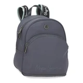 Plecaki - Pepe Jeans Corin Plecak Casual Szary 21x27,5x10 cm Poliester i PU 5,78 l by Joumma Bags, Szary, Talla única, plecak na co dzień - miniaturka - grafika 1