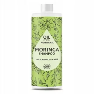 RONNEY Oil System Professional Moringa Shampoo - Szampon do włosów średnioporowatych, 1000ml - Szampony do włosów - miniaturka - grafika 1