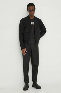 G-Star Raw kurtka bomber męski kolor czarny przejściowa - Kurtki męskie - miniaturka - grafika 1