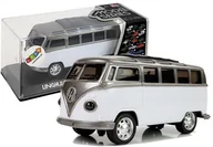 Samochody i pojazdy dla dzieci - Autobus Resorak z Naciągiem Biały ze światłami i dźwiękiem - miniaturka - grafika 1