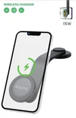 Uchwyty samochodowe do telefonów - Uchwyt Sam T-PHOX MAG ON 15W MAGNETIC WIRELESS BLACK - miniaturka - grafika 1