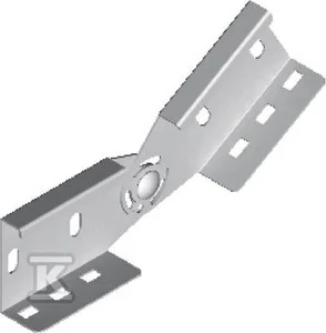 Baks Łącznik przegubowy drabin LGC/LGOCH60 N, grubość blachy 2,0 mm E90 - Inne akcesoria elektryczne - miniaturka - grafika 1