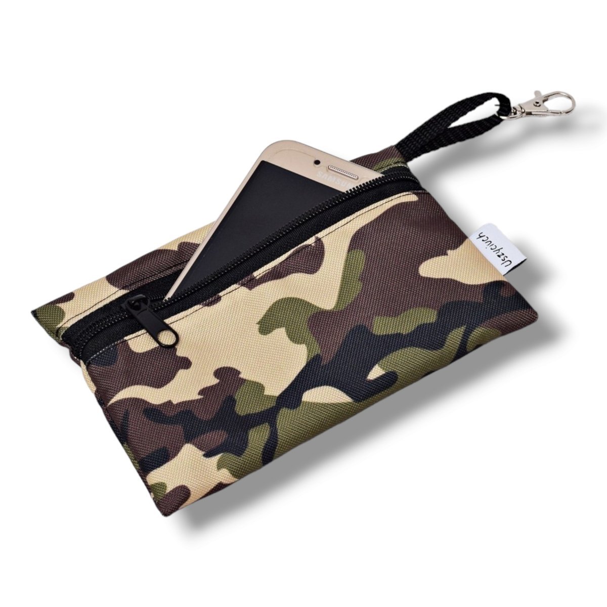 Etui na klucze etui na telefon saszetka portfelik moro