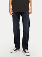 Spodnie męskie - Jack&Jones Jeansy Chris 12259169 Granatowy Relaxed Fit - miniaturka - grafika 1