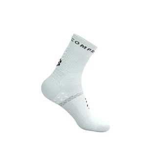 COMPRESSPORT Skarpetki do biegania PRO MARATHON SOCKS V2.0 white/black - Skarpetki sportowe męskie - miniaturka - grafika 4