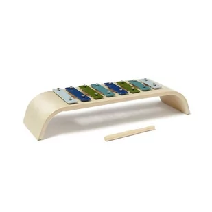 Kids Concept Cymbałki Drewniane Multi Blue - Instrumenty muzyczne dla dzieci - miniaturka - grafika 1