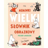 Książki edukacyjne - Muminki. Wielki słownik obrazkowy polsko-angielski - miniaturka - grafika 1