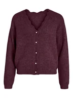 Swetry damskie - Vila Kardigan "Vicutie" w kolorze fioletowym - miniaturka - grafika 1