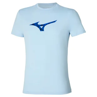 Koszulka męska Mizuno  Paris Graphic Tee Celestial Blue L - Koszulki sportowe męskie - miniaturka - grafika 1