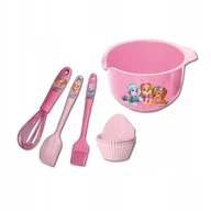 Zabawki AGD - Dziecięcy zestaw do pieczenia 8 elementów Psi Patrol różowy - miniaturka - grafika 1