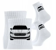 Skarpetki męskie - 3x Skarpetki Urodziny Prezent Skarpety dla kierowcy auta SKODA - miniaturka - grafika 1