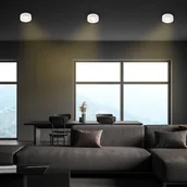 Oprawy, klosze i abażury - Briloner Oprawa wpuszczana LED Desi, biała, Ø9 cm, włącz/wyłącz, 3000 K - miniaturka - grafika 1