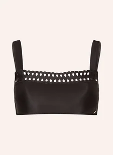 Boss Góra Od Bikini Bustier Eyelet schwarz - Stroje kąpielowe - miniaturka - grafika 1