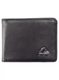 Quiksilver Męski Slim Rays akcesoria podróżne Bi-Fold portfel, czarny, L, czarny, l - Portfele - miniaturka - grafika 1