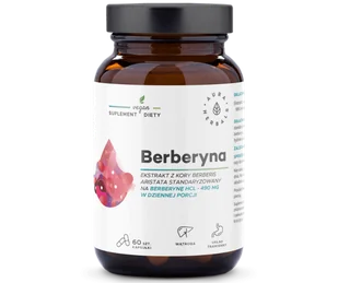 BERBERYNA 500mg 60 kapsułek AURA HERBALS - Suplementy naturalne - miniaturka - grafika 1