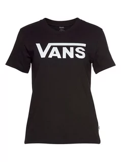 Koszulki i topy damskie - Vans Koszulka "Flying V Crew" w kolorze czarnym - grafika 1