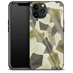 Luksusowe etui na telefon Geometric Camo Green Apple iPhone 12/12 Pro - Etui i futerały do telefonów - miniaturka - grafika 1