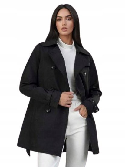 SHEIN KURTKA PARKA DAMSKA CZARNA L 11DB
