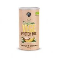 Zdrowa żywność - Diet-Food BIO VEGE MIX PROTEINY Z ORZECHEM KOKOSOWYM I BANANEM - Proszek 500 g - miniaturka - grafika 1
