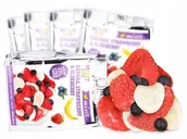 Owoce świeże i suszone - Mixit Chrupiące Owoce - BANAN TRUSKAWKA JAGODA SASZETKA 23g - miniaturka - grafika 1
