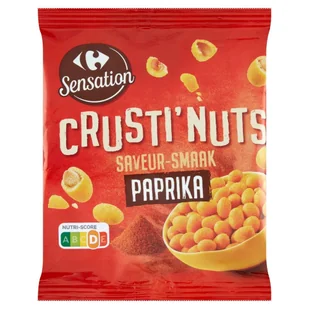 Carrefour Sensation Orzeszki ziemne w panierce aromatyzowane o smaku paprykowym 125 g - Orzeszki - miniaturka - grafika 1