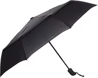 Parasole - AmazonBasics Automatyczny parasol do podróży, czarny (czarny) - WXD0319WD - miniaturka - grafika 1