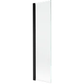 Parawany nawannowe - Mexen Mist parawan nawannowy 1-skrzydłowy 50 x 150 cm, transparent, czarny - 8A9-050-001-70-00 - miniaturka - grafika 1