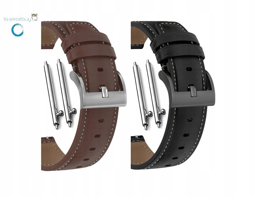 SKÓRZANY PASEK DO ZEGARKA GARMIN VENU 2 3 4 45 VIVOACTIVE 4 45MM 22MM MĘSKI