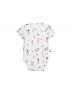 Bonjour Cherie Body niemowlęce rozpinane krótki rękaw bawełna organiczna Wróżki, Rozmiar: 50 - Body dla niemowląt - miniaturka - grafika 1
