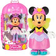 Lalki dla dziewczynek - Disney Lalka Myszka Minnie Wróżka + Szafa 2 Stroje - miniaturka - grafika 1