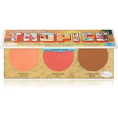 Róże do policzków - The Balm Tropics Powder Trio paleta do makijażu 8.5g - miniaturka - grafika 1