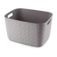 Kosze wiklinowe - Plastikowy koszyk do przechowywania 38x29x22 cm Softex – Curver - miniaturka - grafika 1