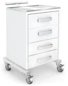 Urządzenia medyczne - B-07ST mobilny asystor zabiegowy z 4 szufladami i blatem instrumentalnym - miniaturka - grafika 1