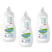 Akcesoria do karmienia - Zestaw DZIDZIUŚ Żel do mycia butelek, 3x 500ml - miniaturka - grafika 1