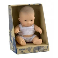Lalki dla dziewczynek - Miniland 31126  Baby (azjatycki dziewcząt) 21 cm - miniaturka - grafika 1