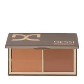 Bronzery i konturowanie twarzy - Dessi Zestaw bronzerów w kremie Sunny Drop, Beach Goddess 16g - miniaturka - grafika 1