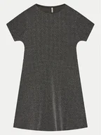 Sukienki i spódniczki dla dziewczynek - Kids ONLY Sukienka elegancka 15309409 Szary Regular Fit - miniaturka - grafika 1