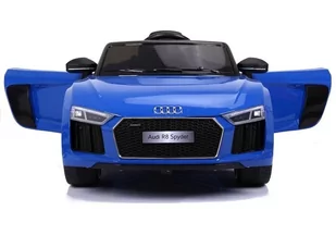 Auto na Akumulator Audi R8 Niebieskie Lakierowane - Pojazdy elektryczne dla dzieci - miniaturka - grafika 3