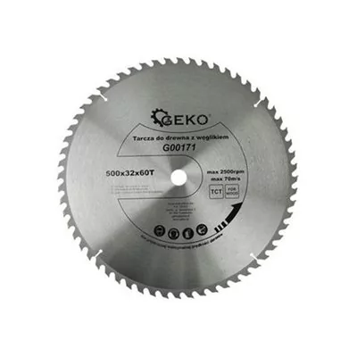 Geko Tarcza do drewna 500 x 32mm 60 zębów widia G00171 G00171