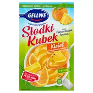 Dodatki do ciast w proszku - Gellwe - Słodki kubek kisiel smak pomarańcza ananas - miniaturka - grafika 1