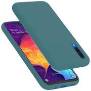 Etui i futerały do telefonów - Pokrowiec Do Samsung Galaxy A50 4G / A50s / A30s Etui w LIQUID ZIELONY TPU Silikon Case Cover Obudowa Ochronny Cadorabo - miniaturka - grafika 1