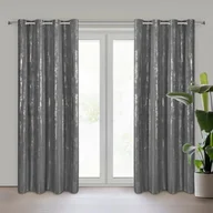 Zasłony - Eurofirany, Zasłona Libi, grafitowa, 140x250 cm - miniaturka - grafika 1