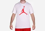 Koszulki męskie - Nike Air Jordan Iconic Jumpman Logo Tee White - miniaturka - grafika 1