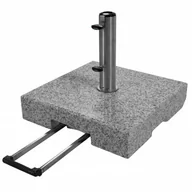 Parasole ogrodowe - TROLLEY 70 kg - granitowy mobilny stojak na parasole - miniaturka - grafika 1