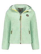Kurtki damskie - Geographical Norway Kurtka polarowa "Ucherpim" w kolorze miętowym - miniaturka - grafika 1