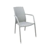 Fotele i krzesła ogrodowe - Fotel Etienne szary - miniaturka - grafika 1