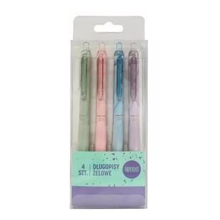 Paper Dot długopis żelowy 4szt - Długopisy - miniaturka - grafika 1