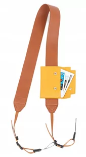 Pasek Na Szyję Ramię + Etui Zdjęcia Do Fuji Instax Mini 12 40 11 8 9 99 Evo / Brązowy - Paski, szelki, uprzęże foto - miniaturka - grafika 1