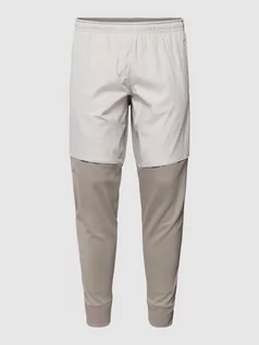Spodnie męskie - Spodnie typu track pants w dwóch kolorach - grafika 1